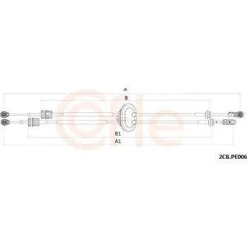 Převodovka Tažné lanko, ruční převodovka COFLE 2CB.PE006