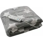 ORO-MED Star vyhřívací deka šedá/bílá