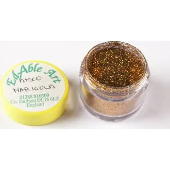 Jedlá dekorace na dort Třpyt dekorační disco Marigold - Edable Art