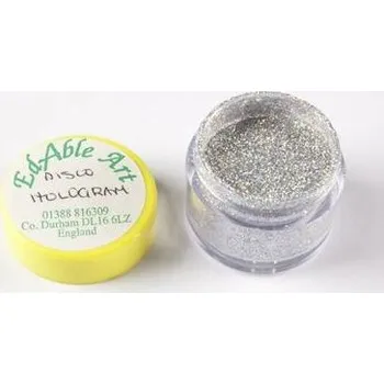 Jedlá dekorace na dort Třpyt dekorační disco Hologram - Edable Art