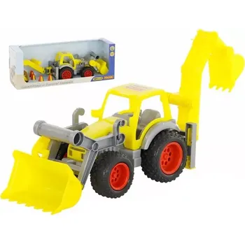 autíčko Wader traktor ConsTruck s lopatou a rypadlem