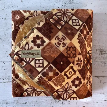 chlebník Chlebousek - hnědé dlaždice Magsbags.cz