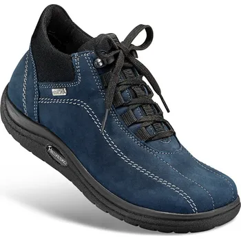 Dámská zdravotní obuv Dámská kožená treková obuv, polobotky, vodoodpudivé, protiskluzové, pohodlné, modrá: 37