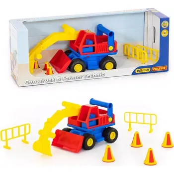 autíčko Mega bager ConsTruck s gumovými pneumatikami od WADER