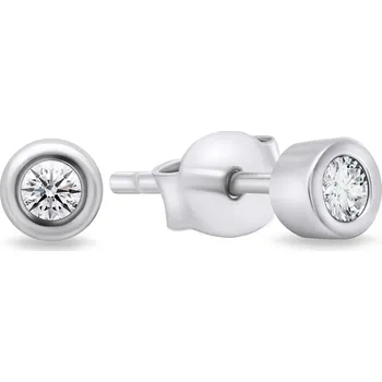 Náušnice Brilio Silver Nadčasové stříbrné náušnice se zirkony EA609W + 2 měsíce na vrácení zboží