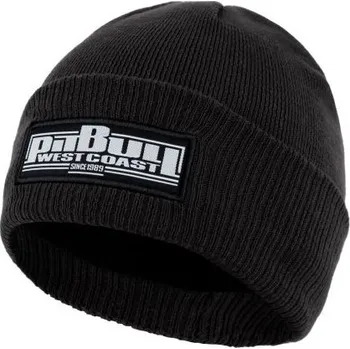 Čepice PitBull West Coast - zimní pletená čepice ONE TONE BOXING černá