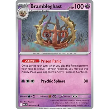 Sběratelská karetní hra Brambleghast 047/094 - Phantasmal Flames Typ karty: Non-Holo