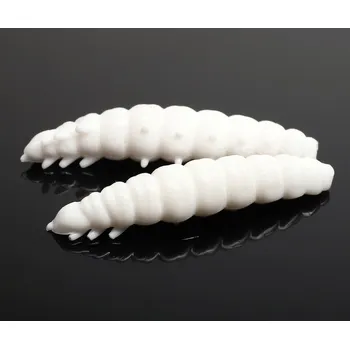 Umělá nástraha Libra lures&nbsp; Libra Lures Gumová Nástraha Larva 30 mm - White 001 - Krill