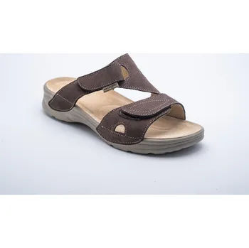 Dámská obuv MEDISTYLE zdravotní dámská pantofel KIVI Barva: Hnědá, Velikost EU: 41