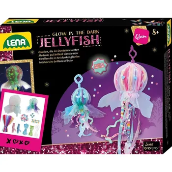 Výuková hračka Lena Přívěsek Medúza svítící ve tmě