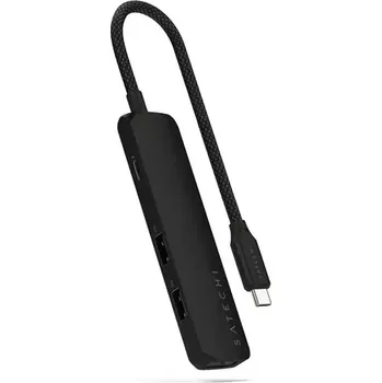 Notebook Satechi 4in1 USB-C Slim Multiport černá (ST-P4SK)