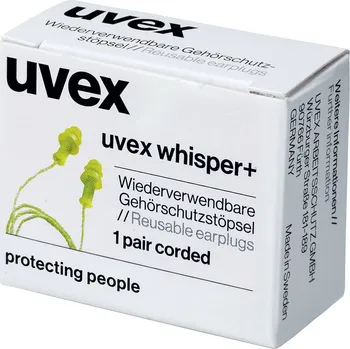 Špunt do uší uvex whisper+ - Špunty do uší pro opakované použití, SNR: 27dB - 1pár