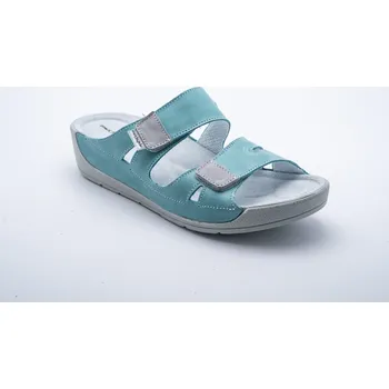 Dámská obuv MEDISTYLE zdravotní dámská pantofel MELINDA Barva: Modrozelená, Velikost EU: 43