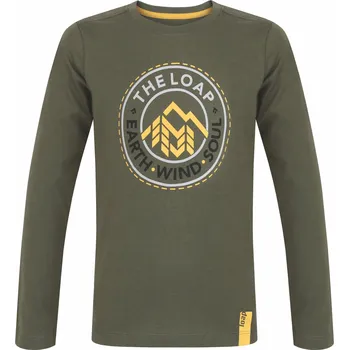 Chlapecké tričko Loap Bilong Chlapecké triko CLK2282 Thyme 112/116