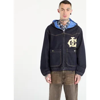 Pánská softshellová bunda Bunda Billionaire Boys Club Icecream Western Panelled Zip Through Denim Jacket Indigo XL