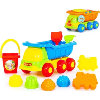 Hračka na písek Sada nákladní auto na písek s příslušenstvím