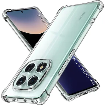 Pouzdro na mobilní telefon Techsuit Shockproof Clear Silicone pro Xiaomi Redmi Note 14 Pro 4G