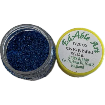 Jedlá dekorace na dort Třpyt dekorační disco Canadian Blue - Edable Art
