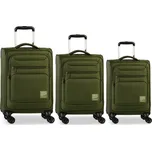 WORLDPACK Sada kufrů Bern Olive Green 3-set