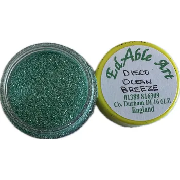 Jedlá dekorace na dort Třpyt dekorační disco Ocean Breeze - Edable Art