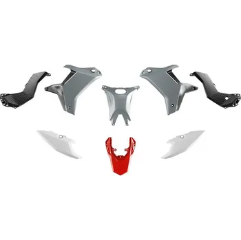 Sada plastů YAMAHA Tenere, RTECH (světle modrá-bílá-červená, 5 dílů)