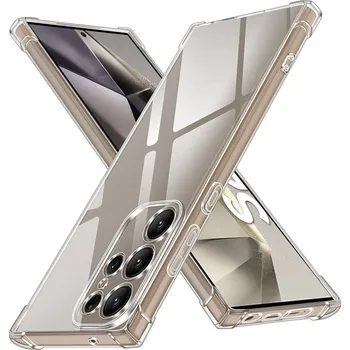 Pouzdro na mobilní telefon Techsuit Shockproof Clear silikon Samsung Galaxy S24 Ultra čirý