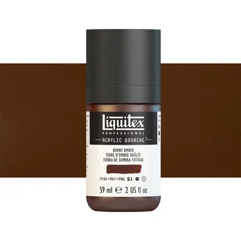 Vodová barva Akryl kvašová barva Liquitex - Burnt Umber