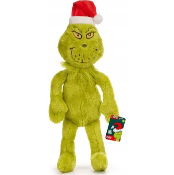 plyšák Plyšák Grinch s čepicí Santa Clause 40 cm
