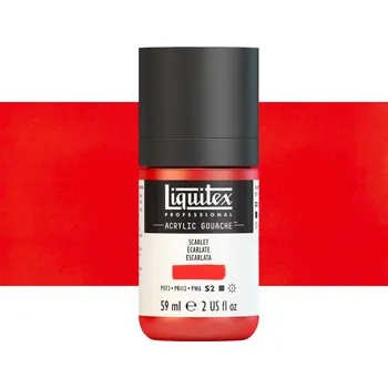 Vodová barva Akryl kvašová barva Liquitex - Scarlet