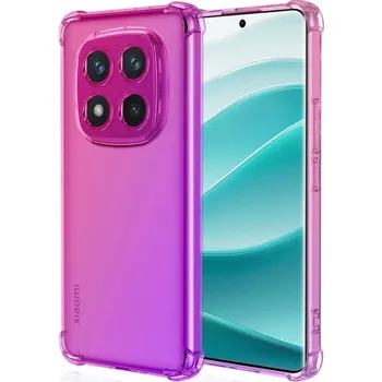 Pouzdro na mobilní telefon Kryt Xiaomi Redmi Note 14 Pro+ 5G Shock duhový růžovo-fialový (obal neboli pouzdro na Xiaomi Redmi Note 14 Pro+ 5G)