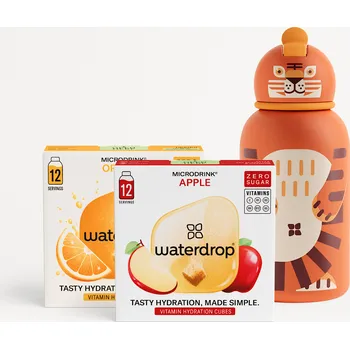 Instantní nápoj Waterdrop Hydratační Set pro Děti tygr