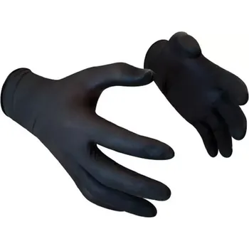 Vyšetřovací rukavice Chemsplash engi-black nitrilové ochranné rukavice - 100 ks, velikost XL