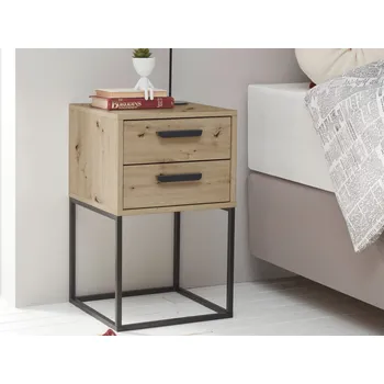 Noční stolek Noční stolek se 2 zásuvkami Suna, dub artisan