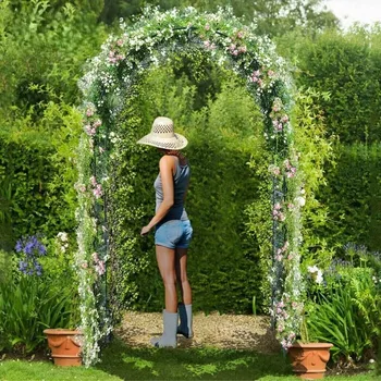 Opora na rostlinu DUFURT Kovový oblouk na růže a popínavé rostliny – opora rostlin 240 x 136 x 38 cm 3070 ZAHRADA Sklad6 3070 (ZAHRADA Sklad6 )