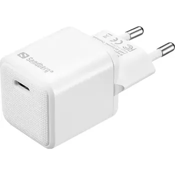 Sandberg USB-C AC Charger PD20W SAVER bílá