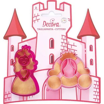 Vykrajovátko Vykrajováko princezna a kočár 2ks - Decora