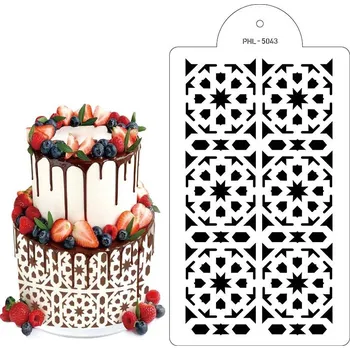 Přisada na vaření a pečení Stencil šablona Code 40x21cm - Cakesicq | Cukrářské potřeby