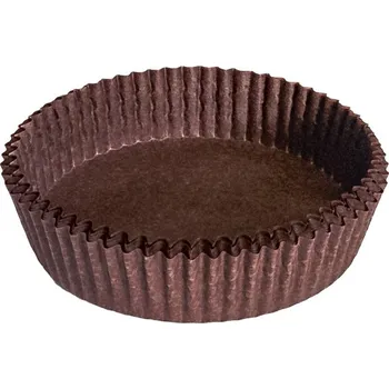 Košíček papírový prům. 80, v.20mm (celohnědý) 1000 ks/bal