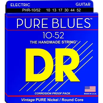 Struna pro kytaru a smyčcový nástroj DR Strings Pure Blues PHR-10/52