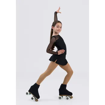 Body Intermezzo,Trikot na krasobruslení s dlouhým rukávem 31725, černá M
