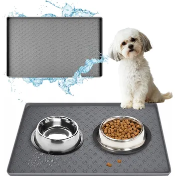 Miska pro psa Silikonová podložka pod misku WS šedá 0 l