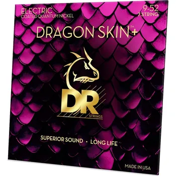 Struna pro kytaru a smyčcový nástroj DR Strings Dragon Skin+ DEQ7-9