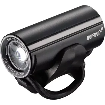 Svítilna Infini Svítilna na helmu Micro Luxo I-273P cerná, s USB portem