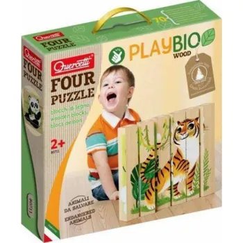 Dětské zboží Quercetti Puzzle Ohrožená zvířata