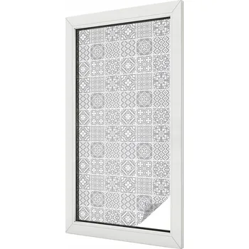 Okenní dekorace Hotová mléčná Fólie 100 x 50 cm