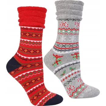 Dámské ponožky Vánoční dámské Ponožky FROTÉ Ponožky MORAJ 35-38