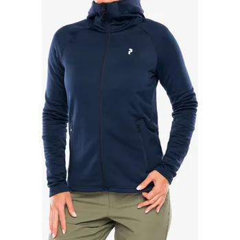 Dámská mikina Rozepínací mikina dámská Peak Performance Rider Essentials Zip Hood - modrá XL