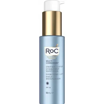 Pleťový krém RoC Multi Correxion Even Tone + Lift zpevňující denní krém sjednocuje tón pleti