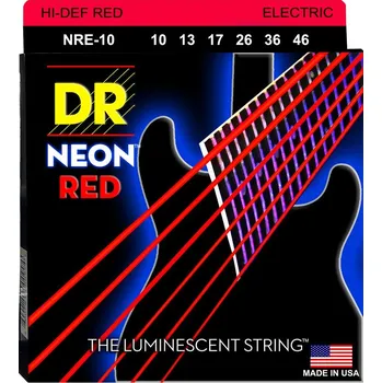 Příslušenství pro strunný nástroj DR Strings Neon Red NRE-10