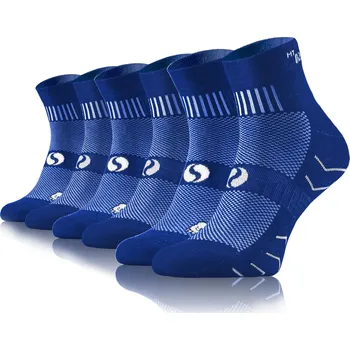 Dámské ponožky Sesto Senso 3 páry bavlněných běžeckých ponožek, velikost 35-38, modré